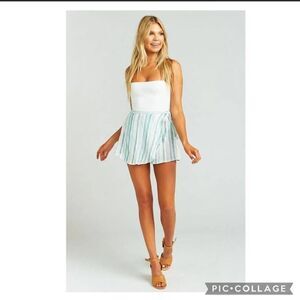 NWOT Show Me Your Mumu The Great Wrap Shorts in Point Dume Stripe